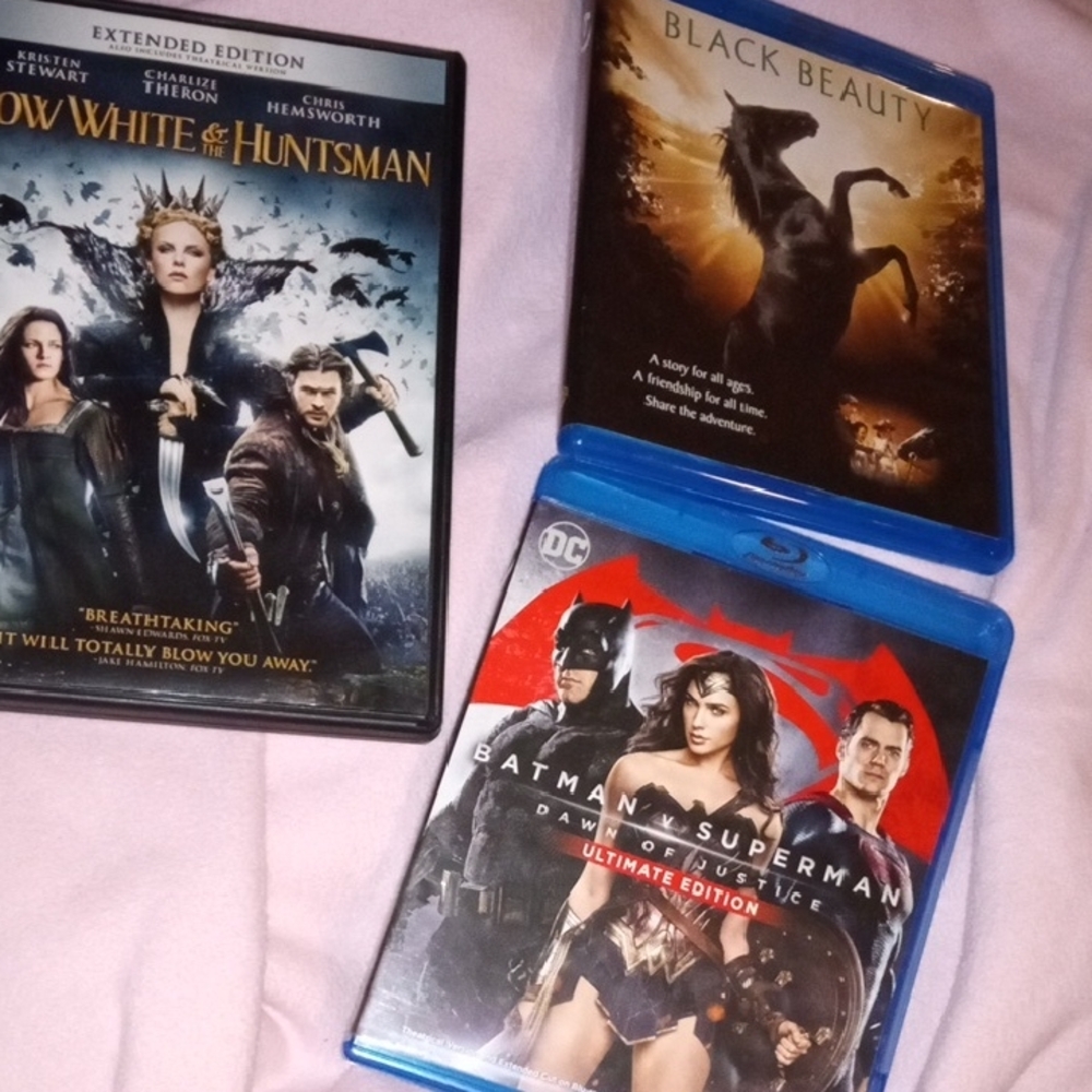 Blu-ray/Dvd Movie Lot